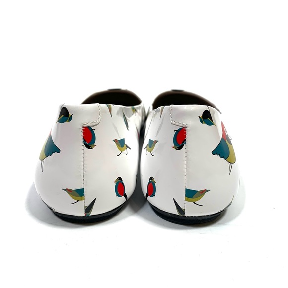 Marc by Marc Jacobs White Multicolored Bird Flats Size 40 (U.S. 10) - Picture 4 of 10